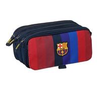 FC Barcelona 1. Team 26/27, großes Federmäppchen für Kinder, ideal für Kinder im Schulalter, bequem und vielseitig, Qualität und Widerstandsfähigkeit, 21,5 x 8 x 10 cm