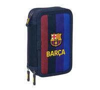 FC Barcelona 1. Team 26/27, Schulmäppchen mit 37 Utensilien, bequem und vielseitig, 12,5 x 5,5 x 19,5 cm