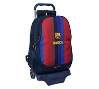 FC Barcelona 1. Team 26/27 Schulrucksack mit Trolley, ideal für Kinder verschiedener Altersgruppen, bequem und vielseitig, Qualität und Widerstandsfähigkeit, 33 x 15 x 43 cm