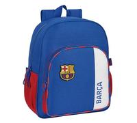 FC Barcelona 2. Team Schulrucksack, Kinderrucksack, anpassbar an den Kinderwagen, ideal für Kinder im Schulalter, bequem und vielseitig, Qualität und Widerstandsfähigkeit, 32 x 12 x 38 cm, Blau und