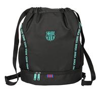 FC Barcelona 3. Team Rucksack, ideal für Kinder verschiedener Altersgruppen, bequem und vielseitig, Qualität und Widerstandsfähigkeit, 34 x 15 x 43 cm, Schwarz, Schwarz, Estándar, Casual