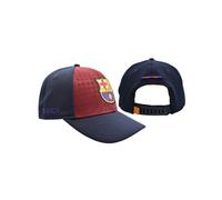 FC Barcelona Barça Eix Blaugrana Cap - Erwachsenengröße, Blau/Weinrot, 58