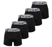 FC Barcelona Herren Boxershorts, Schwarz, XXL, 5er-Pack