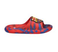 FC Barcelona Kinder-Flip-Flops, 100% EVA, leicht und bequem, blaues und rotes Design mit FCB-Wappen, rutschfeste strukturierte Sohle, ideal für Strand und Pool, offizielles Lizenzprodukt, blau, 28/29
