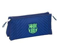 FC Barcelona Navy Blue Kulturtasche für Kinder, mit einfachem Reißverschluss, ideal für Kinder verschiedener Altersgruppen, bequem und vielseitig, Qualität und Widerstandsfähigkeit, 22 x 8 x 10 cm,
