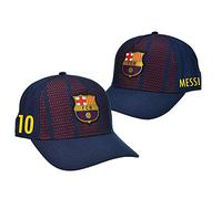 FC Barcelona Offizieller Boné Messi 10 + Assinatur, Junior-Tamanho verstellbar