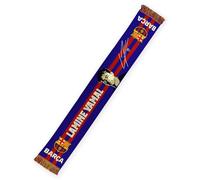 FC Barcelona Offizieller Lamine Yamal Schal - Lizenziertes Produkt mit Signatur und Wappen - Fans Barça