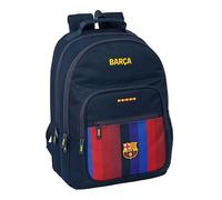 safta FC Barcelona Schulrucksack, ideal für Kinder verschiedener Altersgruppen, bequem und vielseitig, Qualität und Widerstandsfähigkeit, 32 x 16 x 42 cm