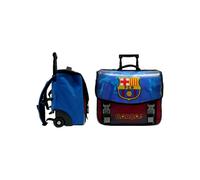 FC BARCELONA Schulranzen mit Rollen, 41 cm, 2 Fächer + 1 Tasche