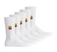 FC Barcelona Unisex Socken, 5er-Pack | Offizielles Lizenzprodukt, Fangeschenk