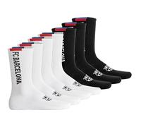 FC Barcelona Unisex Socken, 7er-Pack | Offizielles Lizenzprodukt, Fangeschenk