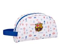 FC Barcelona Vorschul-Kulturbeutel für Kinder, anpassbar an den Wagen, ideal für Kinder von 5 bis 14 Jahren, bequem und vielseitig, Qualität und Widerstandsfähigkeit, 26 x 16 x 9 cm