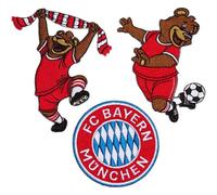 FC Bayern Aufnäher 3er-Set