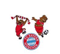 FC Bayern München Aufnäher | Patches | 3er-Set | Rot