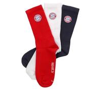 FC Bayern München Crew Socken 3er Set Größe 43-46