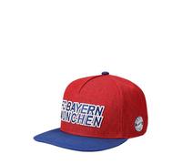FC Bayern München Snapback Cap Unisex (Rot/Weiß) I Verstellbare Baseballcap mit gesticktem Logo & flachem Schirm I Offiziell lizenziert