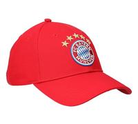 FC Bayern München Kinder Cap - Logo 5 Sterne - Kids Basecap Schildmütze Kappe FCB Farbe Rot