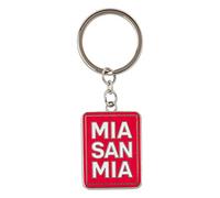 FC Bayern München Schlüsselanhänger - Mia san mia mit Einkaufschip - rot Anhänger FCB