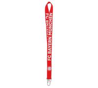 FC Bayern München Schlüsselband mit großem Karabiner | ROT | Lanyard | Keylace | FCB