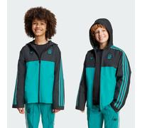 FC Liverpool Terrace Icons Kids Parka Black / Sea Green 164
