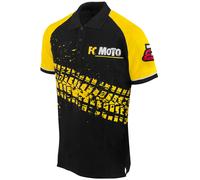 FC-Moto Corp Poloshirt, schwarz-gelb, Größe S für Männer