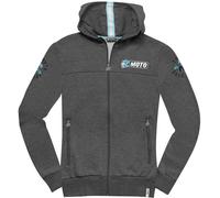 FC-Moto Effortless Damen Zip Hoodie, grau-blau, Größe S