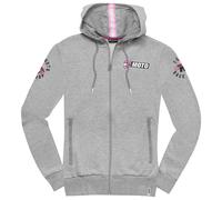 FC-Moto Effortless Damen Zip Hoodie, grau-pink, Größe S