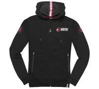 FC-Moto Effortless Damen Zip Hoodie, schwarz-rot, Größe XS