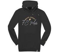 FC-Moto FCM-Sign-D Damen Long-Kapuzensweatshirt, schwarz, Größe L