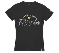 FC-Moto FCM-Sign-T Damen T-Shirt, schwarz, Größe L