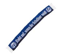 FC Schalke 04 Unisex Fc Schalke - tørklæde "Står op" Fan Schal, Weiß Blau, L EU