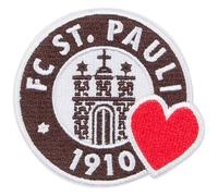 FC St. Pauli - Aufnäher Logo Herz