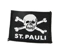 FC St. Pauli - Aufnäher Totenkopf - schwarz