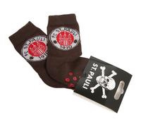 FC St. Pauli - Baby Socken Logo - braun 21-23
