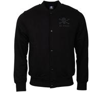 FC St. Pauli - Collegejacke All Black Totenkopf - schwarz S
