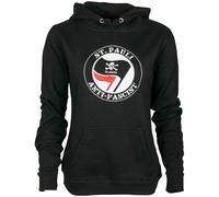 FC St. Pauli - Damen Kapuzenpulli Anti Fascist - schwarz S