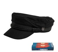 FC St. Pauli Elbsegler Schiffermütze Mütze Totenkopf Pin Schwarz + 2X Fanergy Traubenzucker (58cm)