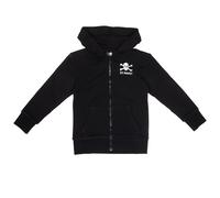 FC St. Pauli - Kinder Kapuzenjacke Totenkopf - schwarz 140