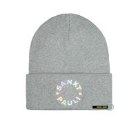 FC St. Pauli Mütze Jacquard - Offizieller Fanartikel - braune Beanie mit ST. Pauli Schriftzug - Dicker Strick aus 100% Polyacryl