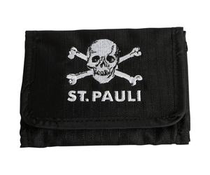 FC St. Pauli - Portemonnaie Totenkopf - schwarz - Nylon