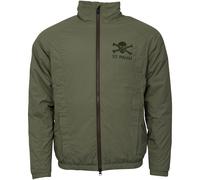 FC St. Pauli - Puffy Jacke Totenkopf UNISEX - olivgrün XS