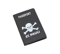 FC St. Pauli Reisepasshülle Totenkopf - ca. 13,5 x 19 cm