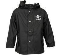 FC St. Pauli - Schwarze Kinder Regenjacke mit Totenkopf 152