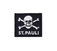 FC St. Pauli - Totenkopf - Aufnäher Schwarz Onesize