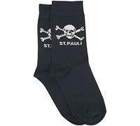 FC St. Pauli - Totenkopf Socken, schwarz, Grösse L