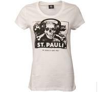 FC St. Pauli - Weiße Damen T-Shirt Sound XL