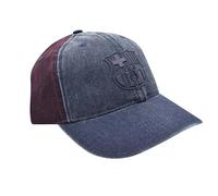 Barcelona Barça Aged Navy Cap mit FC-Lizenz, Erwachsenengröße, verstellbar, blau, 60