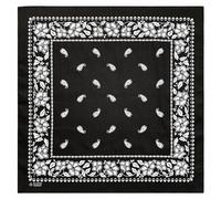 Fcnjsao 55 X 55 Cm Bedrucktes Bandana Western Bandanas Modisches Halstuch Street Dance Kopftuch Kopfwickel Hiphop Kopfbedeckung Modisches Kopftuch Für Damen Und Herren