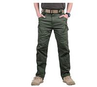 FCWJHNTSL City Military Tactical Pants Herren SWAT Combat Army Pants Casual Men Wanderhosen Pantalones Hombre Cargo Waterproof Pants-Grün_XL