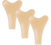 FDEETY FDEETYSelbstklebende Kamelzehe Einlagen Unsichtbare Unterwäsche Polster Hautfarben Silikon BH Ersatz